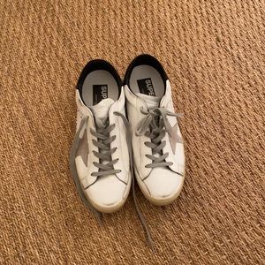 White and black size 38 golden goose. Worn once